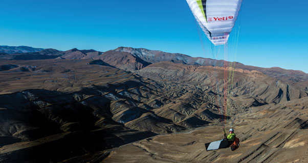 Paragliding in the Atlas Mountains