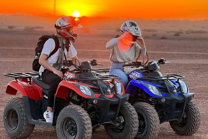 Agafay Desert Quad Bike, Camel Ride & Dinner Show