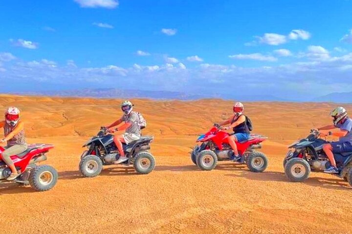Agafay Desert Quad Bike, Camel Ride & Dinner Show